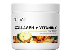 OstroVit Colagen Hidrolizat + Vitamina C, pulbere, piersici, 200 grame